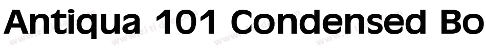 Antiqua 101 Condensed Bold字体转换